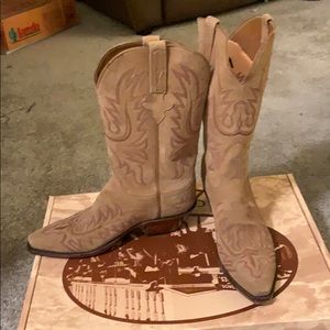 Brown Leather Cowboy Boots